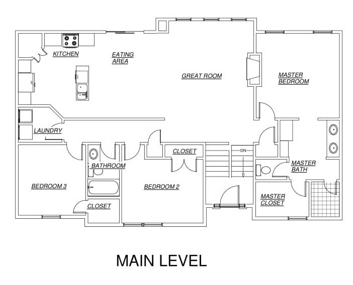 Jackson Floor Plan Main Level