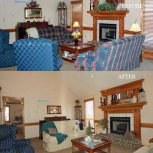 home staging kansas city before and after