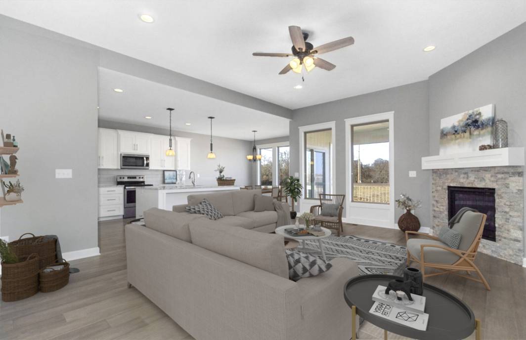 Main Level Reverse by Foushee Homes