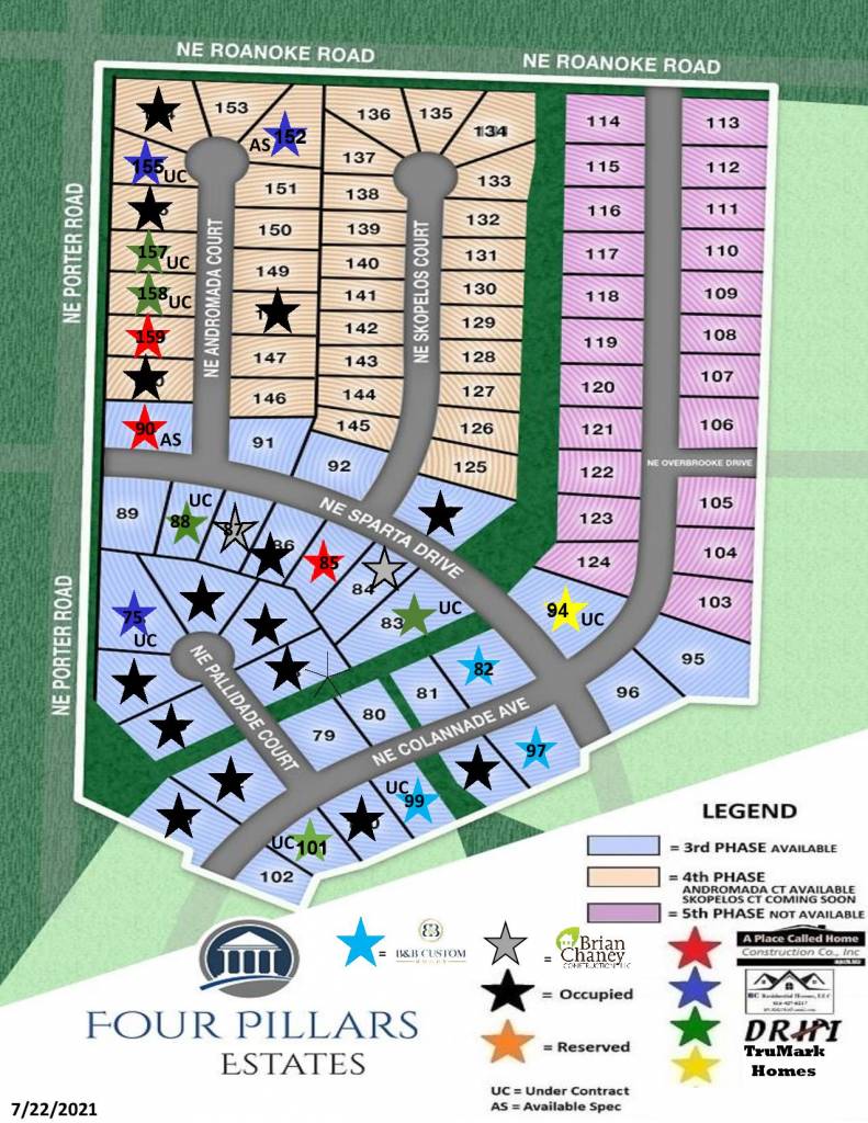 Buy A New Home in Four Pillars Estates Sally Moore